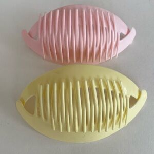 Vintage 1980's Hair Clincher Banana Combs
